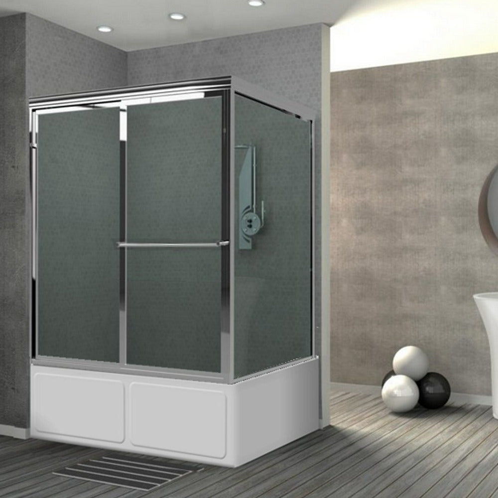 Holcam eurolite sliding glass bathtub door - elte90