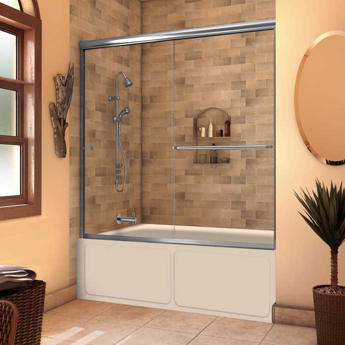 Holcam Distinctive semi-frameless sliding tub door -dte