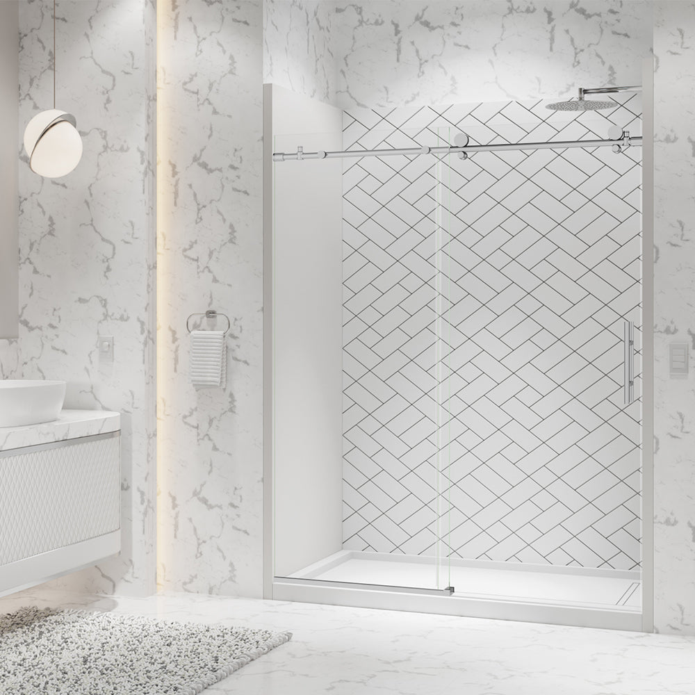 Holcam eclipse 1/2 inch thick glass sliding shower door - se180