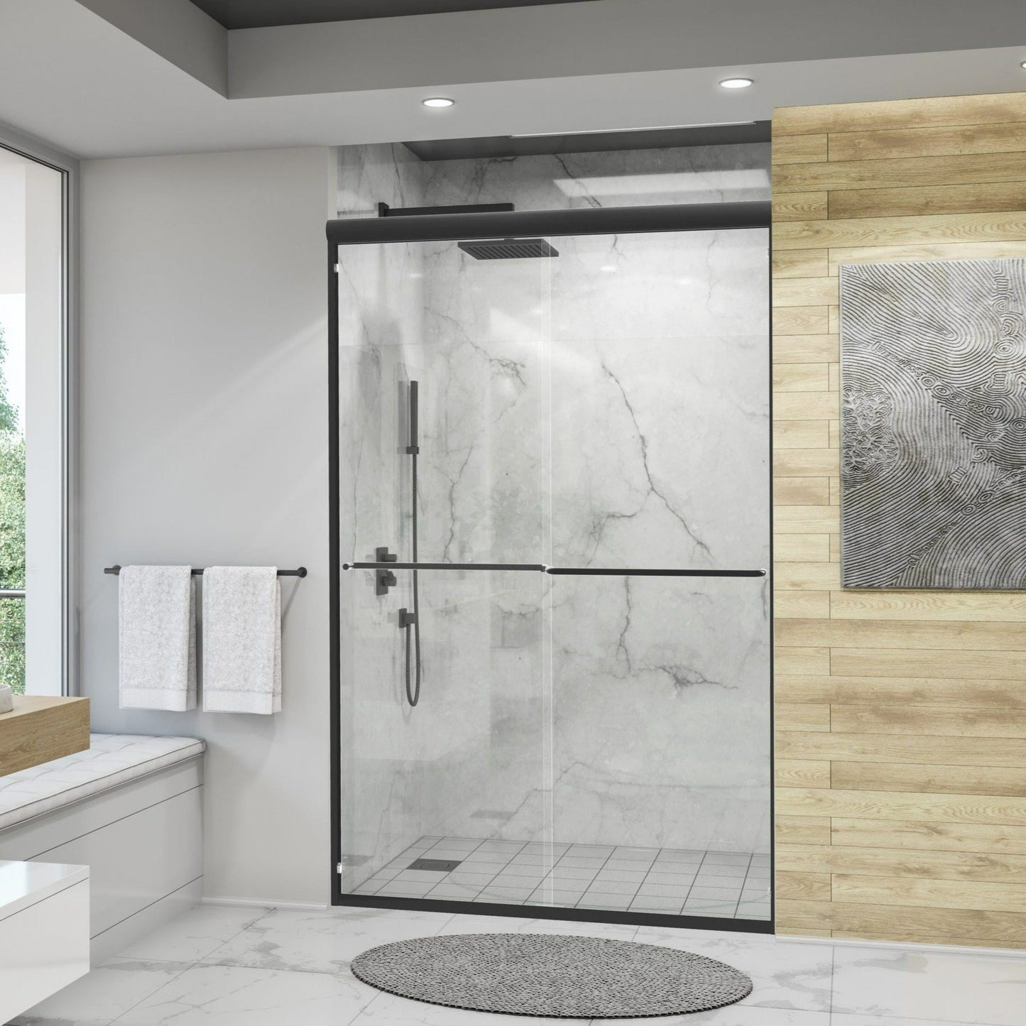 Holcam eurolite sliding glass shower door - else180