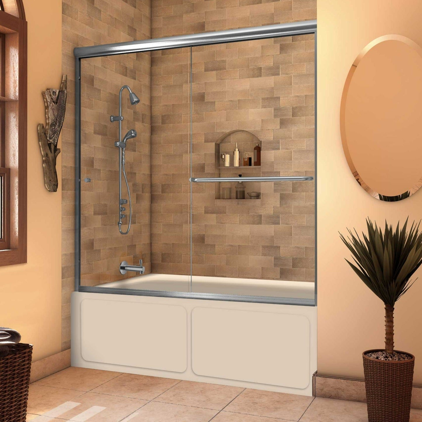 Holcam eurolite sliding glass bathtub door - elte