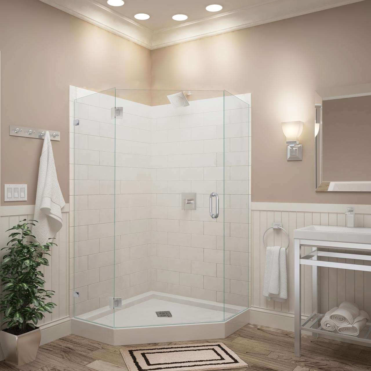 Holcam eurolite swing shower door - hlsdneo