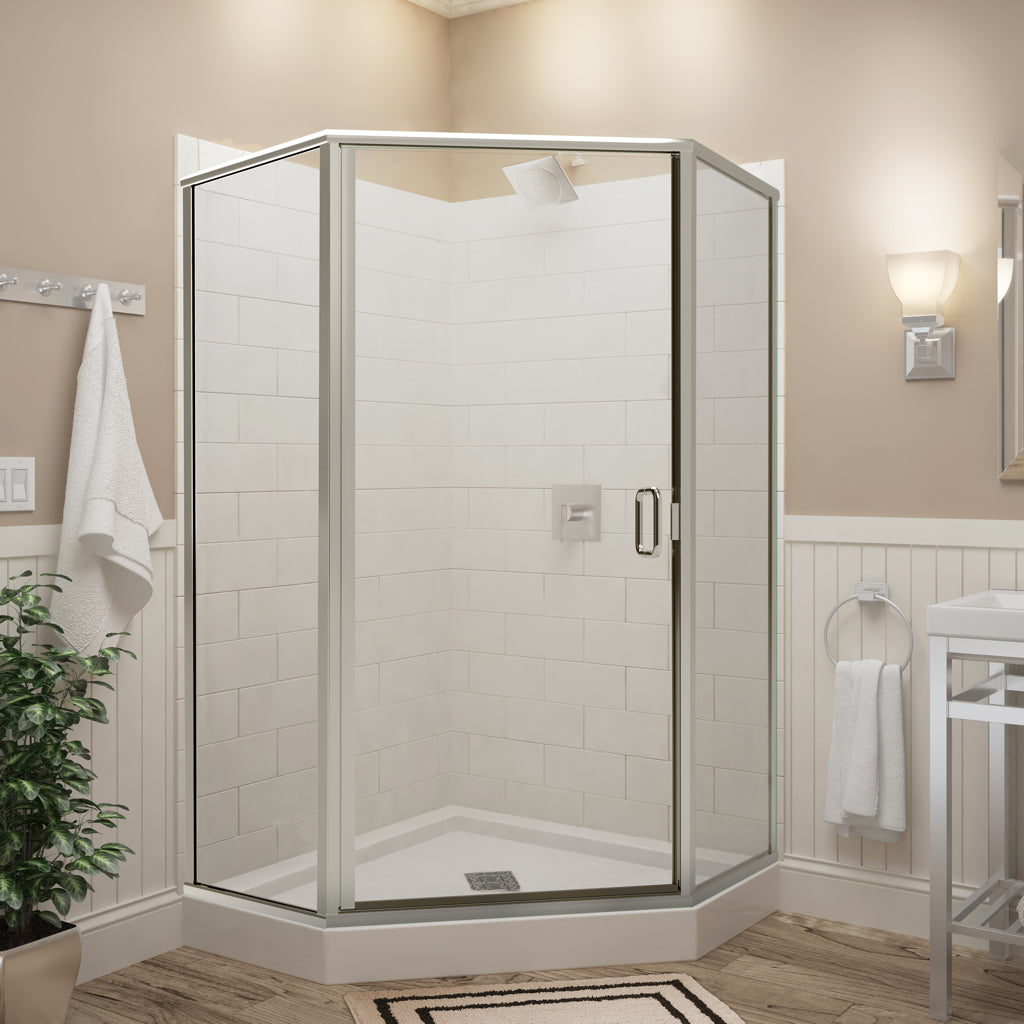 Holcam Distinctive semi- frameless swing shower door - neo