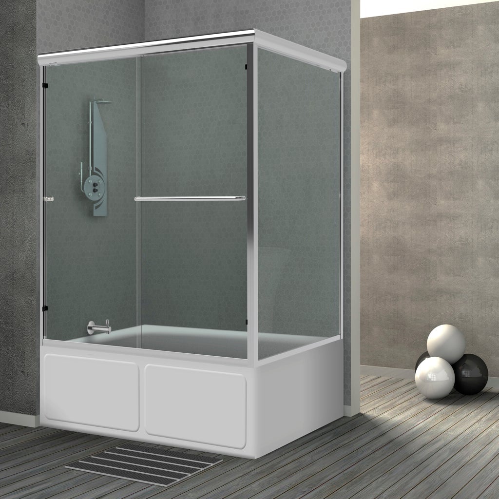 Holcam Distinctive semi-frameless sliding shower door -dte90